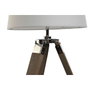 DKD Home Decor Lámpara de Sobremesa Trípode de Madera y Algodón