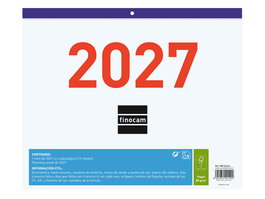 Finocam Calendario de escritorio 2027 mensual F43 para escribir