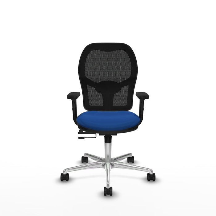 PIQUERAS Y CRESPO Silla de oficina Jorquera Azul con mecanismo Sincro/Traslack PIQUERAS Y CRESPO Silla de oficina Jorquera Azul con mecanismo Sincro/Traslack