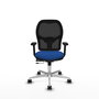 PIQUERAS Y CRESPO Silla de oficina Jorquera Azul con mecanismo Sincro/Traslack
