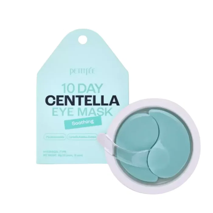 Petitfee 10 Day Centella Parches para el ojo, Hidratante y calmante, 20 pzs Petitfee 10 Day Centella Parches para el ojo, Hidratante y calmante, 20 pzs
