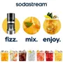Sodastream SOD7290119792979 Máquina de Agua con Gas DUO Black con 2 Jarras de Cristal y 1 Recarga de Gas de 60L