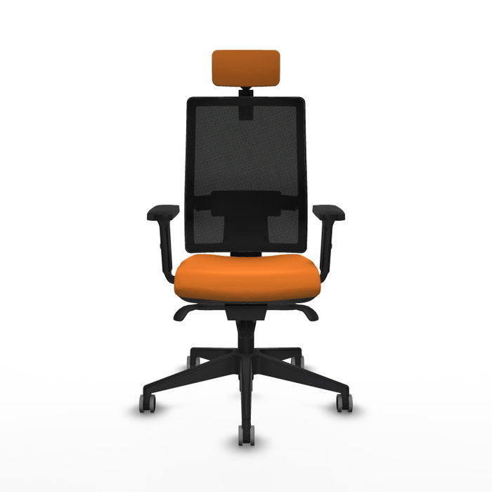 PIQUERAS Y CRESPO Silla de oficina Horna Naranja y Negro PIQUERAS Y CRESPO Silla de oficina Horna Naranja y Negro