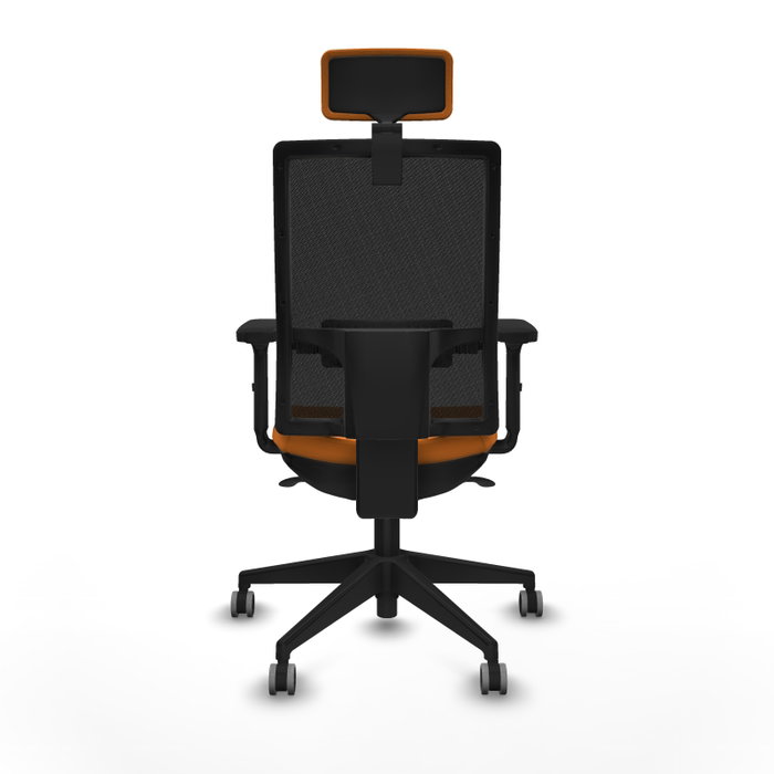 PIQUERAS Y CRESPO Silla de oficina Horna Naranja y Negro PIQUERAS Y CRESPO Silla de oficina Horna Naranja y Negro
