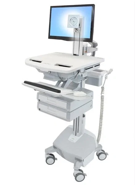 Ergotron StyleView Carro multimedia con articulación LCD y 2 cajones