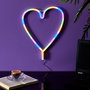 Home Deco Factory Deco Neón LED Corazón Colores