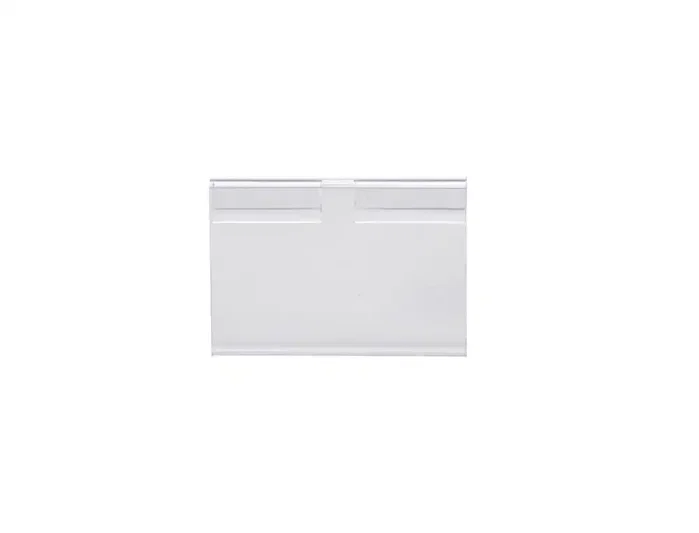Q-connect Soporte portaprecios para ganchos en T, etiqueta 39x60mm, transparente Q-connect Soporte portaprecios para ganchos en T, etiqueta 39x60mm, transparente