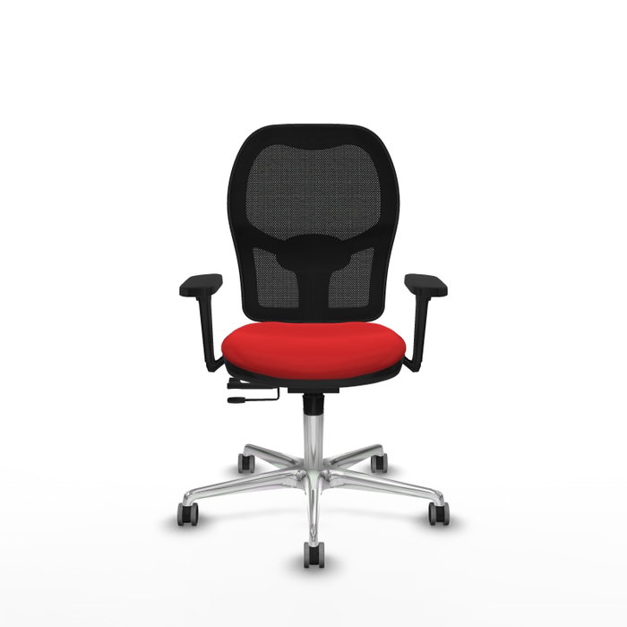 PIQUERAS Y CRESPO Silla de oficina Jorquera Sincro/Traslack Rojo/Negro PIQUERAS Y CRESPO Silla de oficina Jorquera Sincro/Traslack Rojo/Negro