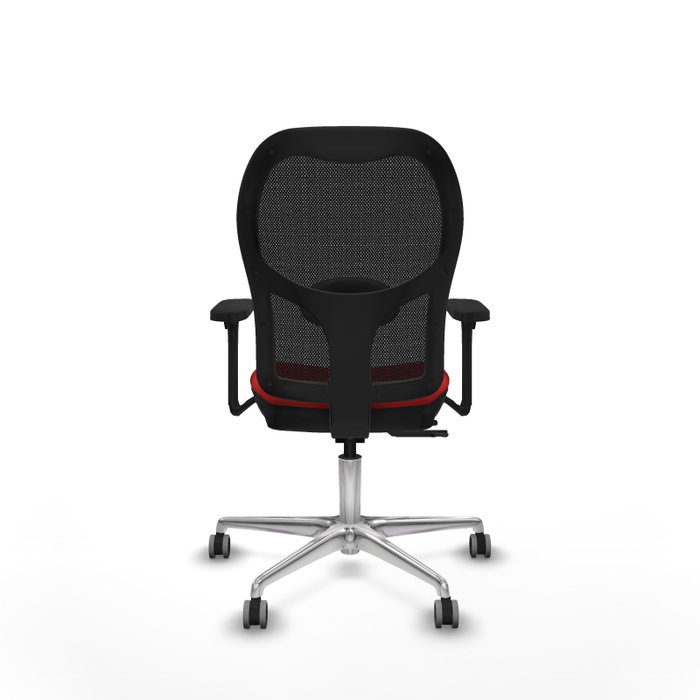 PIQUERAS Y CRESPO Silla de oficina Jorquera Sincro/Traslack Rojo/Negro PIQUERAS Y CRESPO Silla de oficina Jorquera Sincro/Traslack Rojo/Negro