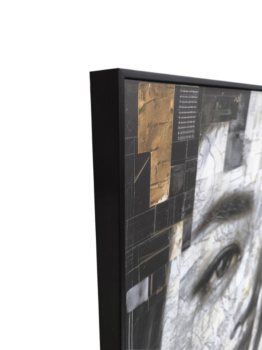 DKD Home Decor Cuadro Lienzo Mujer Pintado a Mano 103x4,5x143 cm