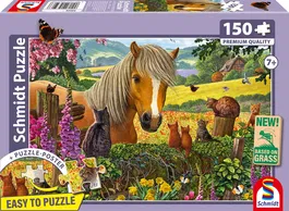 Schmidt Spiele Puzzle SCH1747457029924 Lindos Visitantes en el Prado 150 Piezas Edad 7+