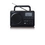 Lenco MPR-035BK Radio Portátil PLL FM con Pantalla LCD - Negro