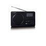 Lenco MPR-035BK Radio Portátil PLL FM con Pantalla LCD - Negro