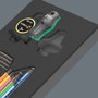 Wera 9740 Winkelschlüssel Set 1 con inserto de espuma