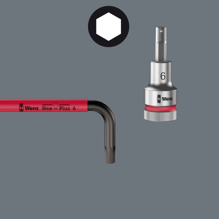 Wera 9740 Winkelschlüssel Set 1 con inserto de espuma