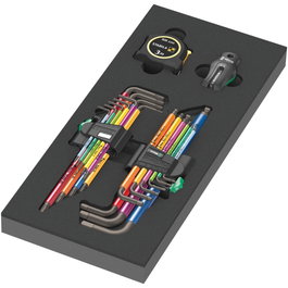 Wera 9740 Winkelschlüssel Set 1 con inserto de espuma