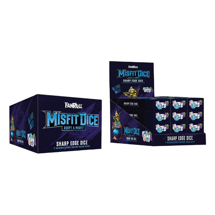 Misfit Adopt a Misfit Pack de Dados Blind Box Sharp Edge Dice Surtido (12) Misfit Adopt a Misfit Pack de Dados Blind Box Sharp Edge Dice Surtido (12)