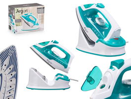 Argon Plancha Inalambrica con Base Verde Ceramico 1600W 25x20.2x13.2 cm (Set de 6)