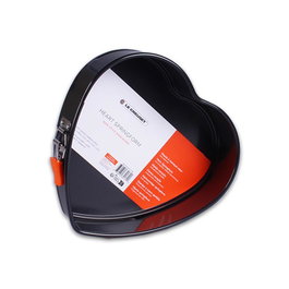 Le Creuset Molde Desmontable para Tarta Corazón Antiadherente de Acero al Carbono, 46070250011100