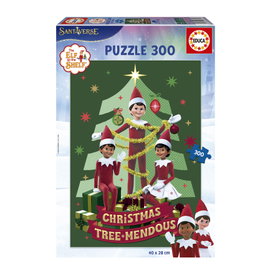 EDUCA BORRAS Puzzle Elf on the Shelf de 300 piezas