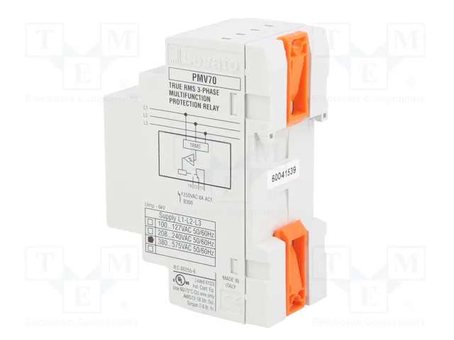 LOVATO ELECTRIC PMV70A575 Relé de monitorización de tensión SPDT