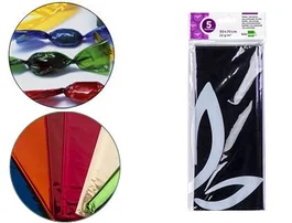 Liderpapel Papel celofán Violeta 50x70 cm 5 hojas