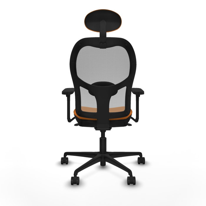 PIQUERAS Y CRESPO Silla de oficina Jorquera Naranja y Gris