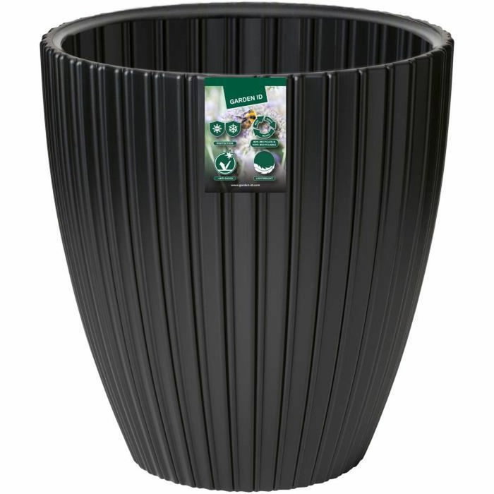 Garden Id Maceta Fancy 40 x 42 cm Negro