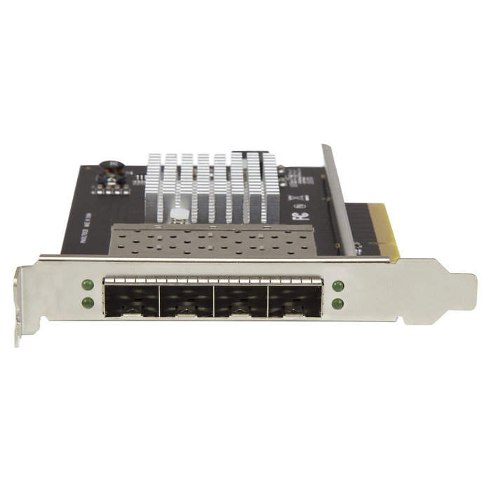 StarTech Tarjeta de Red PCI Express 10 Gigabit con 4 Puertos SFP+ y Chip Intel XL710 para Servidores