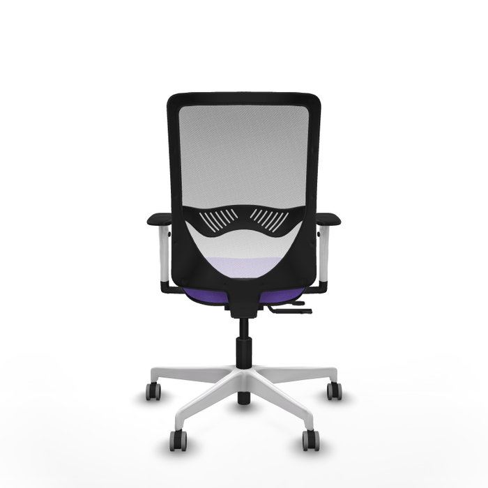 PIQUERAS Y CRESPO Silla de oficina Zulema con mecanismo Sincro/Traslack, Lila y Blanco PIQUERAS Y CRESPO Silla de oficina Zulema con mecanismo Sincro/Traslack, Lila y Blanco