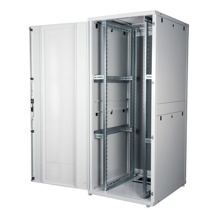 ROLINE 26.21.0159 Bastidor Servidor Rack 19 Pulgadas 42U, Gris 800x1000x1970 mm, 1000 kg Capacidad, Puertas Extraíbles, IP20