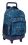 Safta Mochila Grande "New Edition" Compacta Extensible Simple con Ruedas 33x45x22 cm