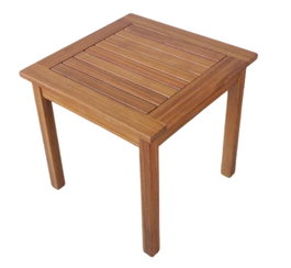 DKD Home Decor Mesita Auxiliar de Acacia Marrón Natural