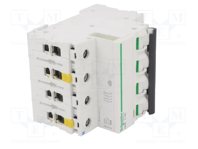 SCHNEIDER ELECTRIC Interruptor magnetotérmico iC60N 16A 3+N 400VAC 6kA