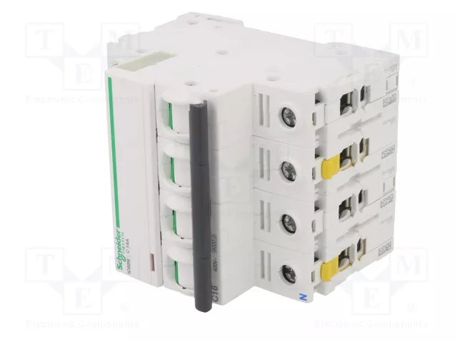 SCHNEIDER ELECTRIC Interruptor magnetotérmico iC60N 16A 3+N 400VAC 6kA