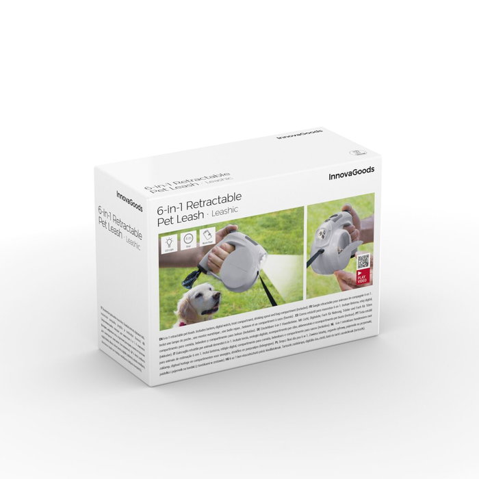 Correa Retráctil para Perros 6 en 1 Leashic InnovaGoods Correa Retráctil para Perros 6 en 1 Leashic InnovaGoods