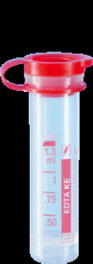 SARSTEDT S.A.U. Microtubo Vol. 1,3ml EDTA Rojo 100ud