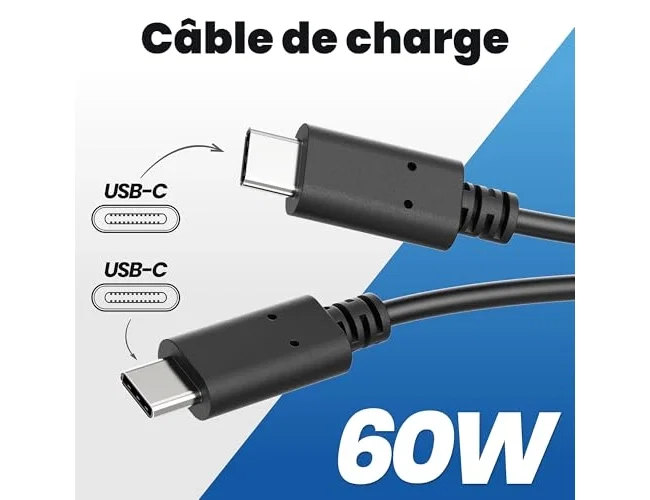 TNB Cable USB-C a USB-C de 1 metro, Negro TNB Cable USB-C a USB-C de 1 metro, Negro
