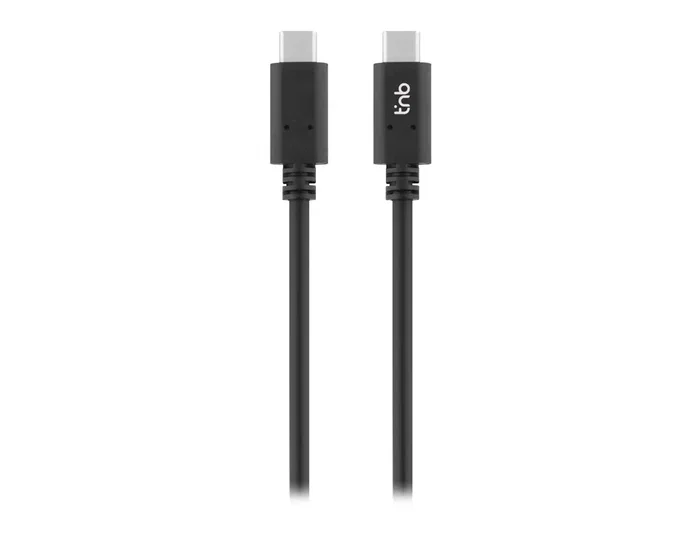 TNB Cable USB-C a USB-C de 1 metro, Negro