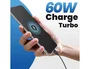 TNB Cable USB-C a USB-C de 1 metro, Negro