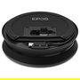 EPOS Expand 40+ Altavoz Bluetooth Teleconferencias Universal, Negro/Gris, USB-C, Bluetooth 5.0, Micrófono Mudo, 18h Batería, Certificado Google Meet, Incluye BTD 800