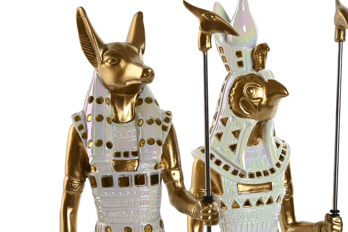 DKD Home Decor Figura de Resina Egipcia Colección Ra - Pack de 2 DKD Home Decor Figura de Resina Egipcia Colección Ra - Pack de 2