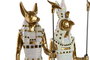 DKD Home Decor Figura de Resina Egipcia Colección Ra - Pack de 2
