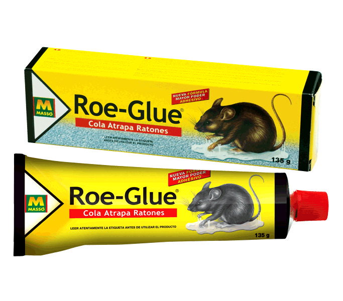 Massó Trampa cola roe-glue para atrapar ratones 135 g