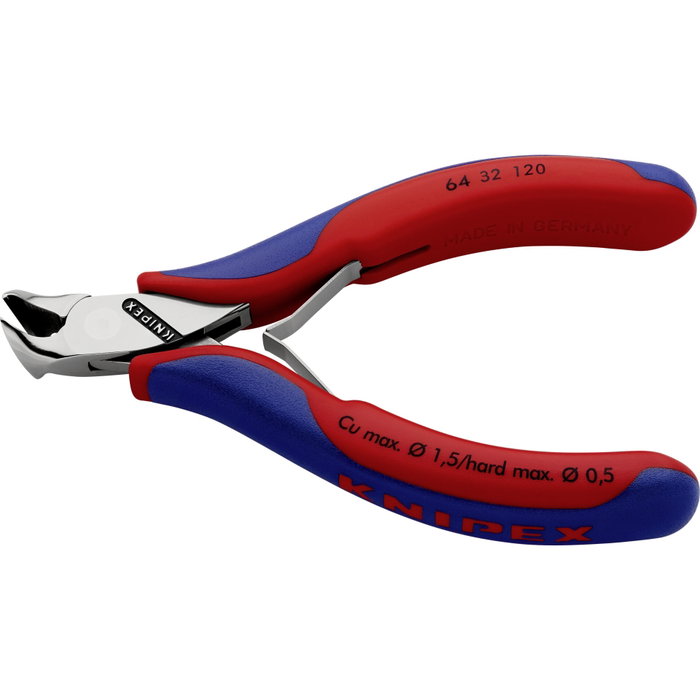 Knipex Alicate de corte diagonal para electrónica 6432120 Knipex Alicate de corte diagonal para electrónica 6432120