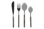 DKD Home Decor Set de Cubertería de 16 Piezas en Inox Plateado