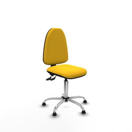PIQUERAS Y CRESPO Silla de oficina Aýna Amarillo sin brazos