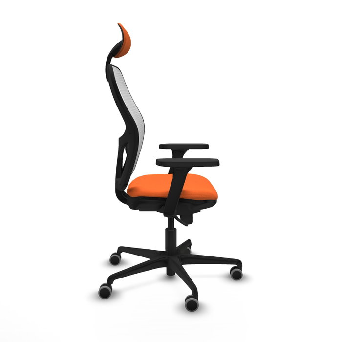 PIQUERAS Y CRESPO Silla de oficina Jorquera Naranja y Blanco