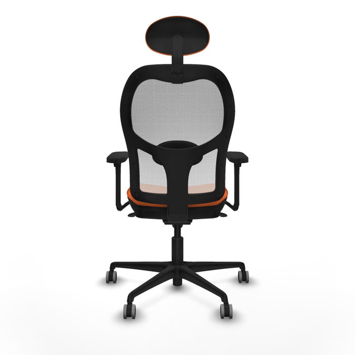PIQUERAS Y CRESPO Silla de oficina Jorquera Naranja y Blanco