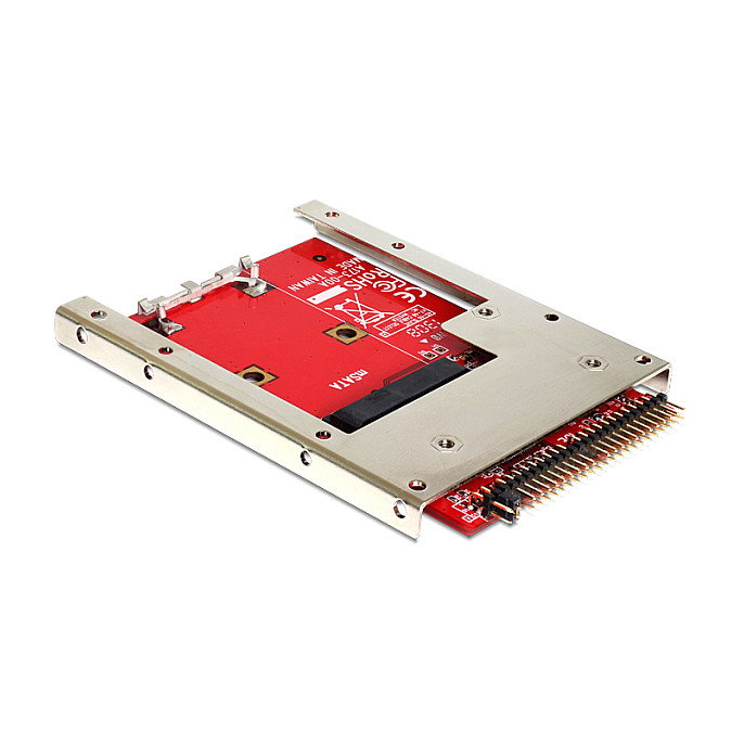DeLOCK Adaptador IDE a mSATA Interno, 44 Pines, Referencia 62495, 98 x 70 x 7 mm DeLOCK Adaptador IDE a mSATA Interno, 44 Pines, Referencia 62495, 98 x 70 x 7 mm